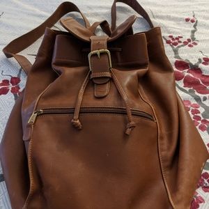 Coach Genuine Leather Backpack